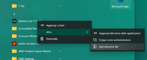 apri percorso file windows 10.